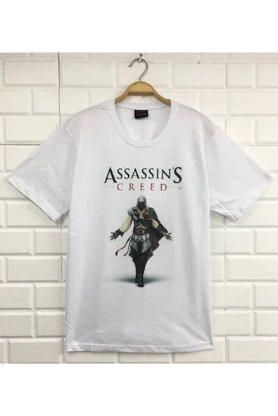 fame-stoned Assassın's Creed Baskılı T-shirt