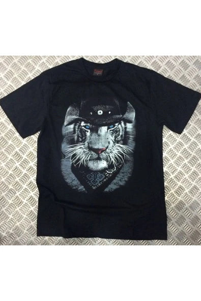 fame-stoned Kaplan Baskılı T-shirt