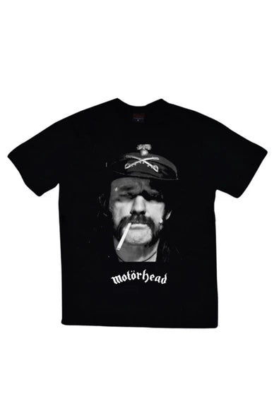 fame-stoned Motörhead Baskılı Unisex %100 Pamuk Siyah T-shirt