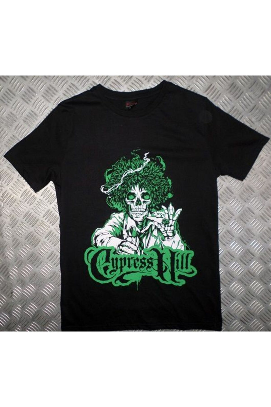 Cypress Hill baskılı siyah tişört