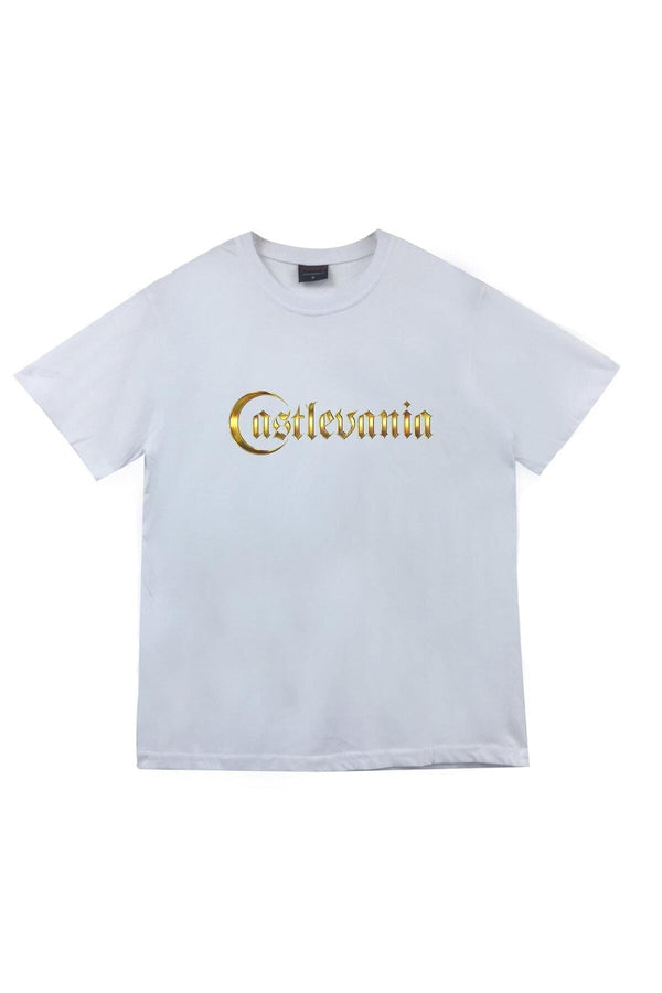 Castlevania Lords Of Shadow Anime baskılı beyaz tişört
