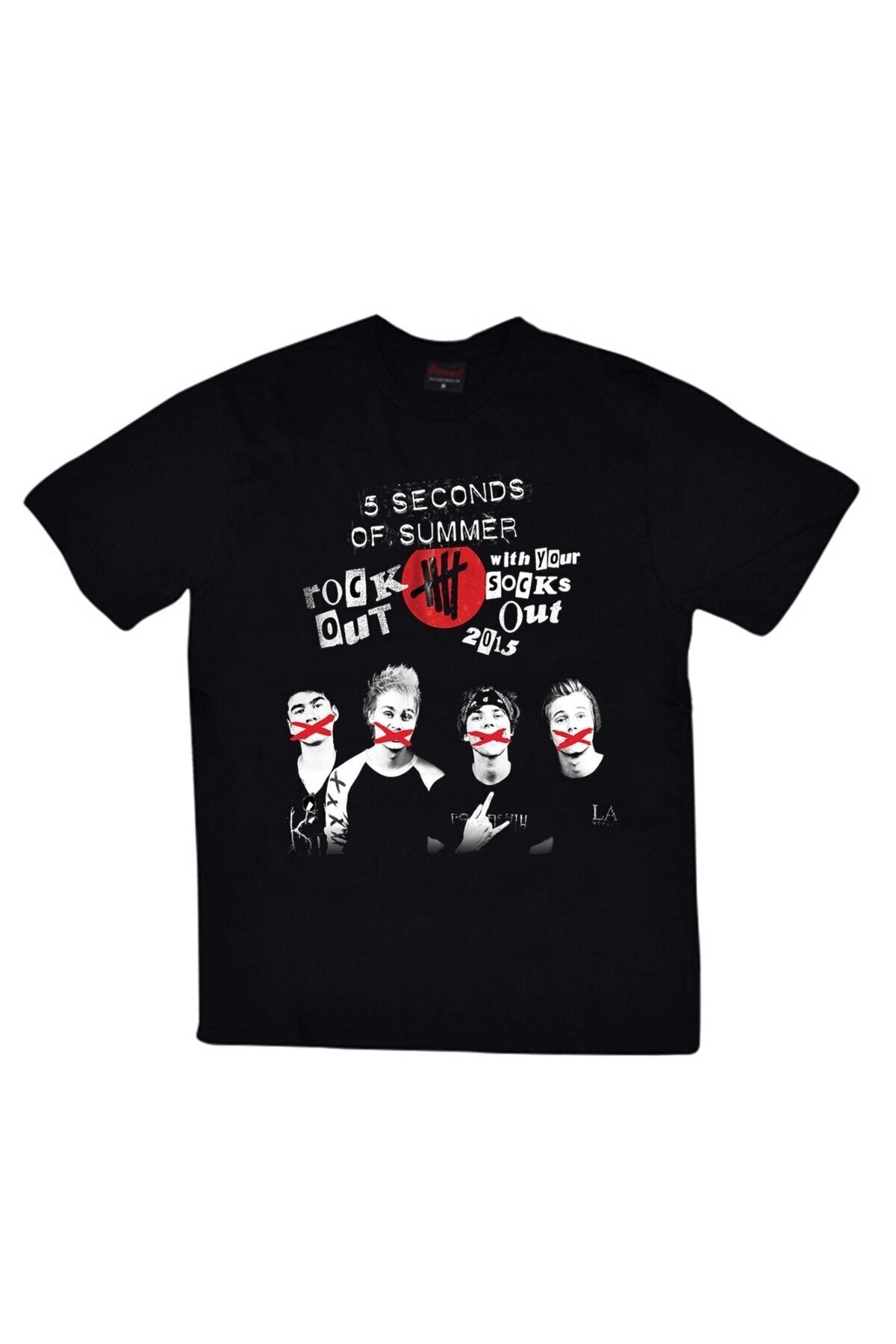 5 Second To Mars Baskılı T-shirt