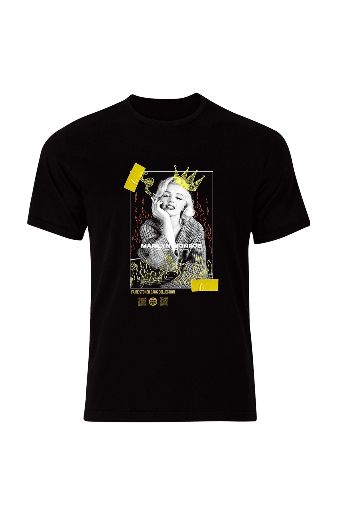 Marilyn Monroe Baskılı Tişört ( Fame Stoned Gang Collection New Season Tshirt )