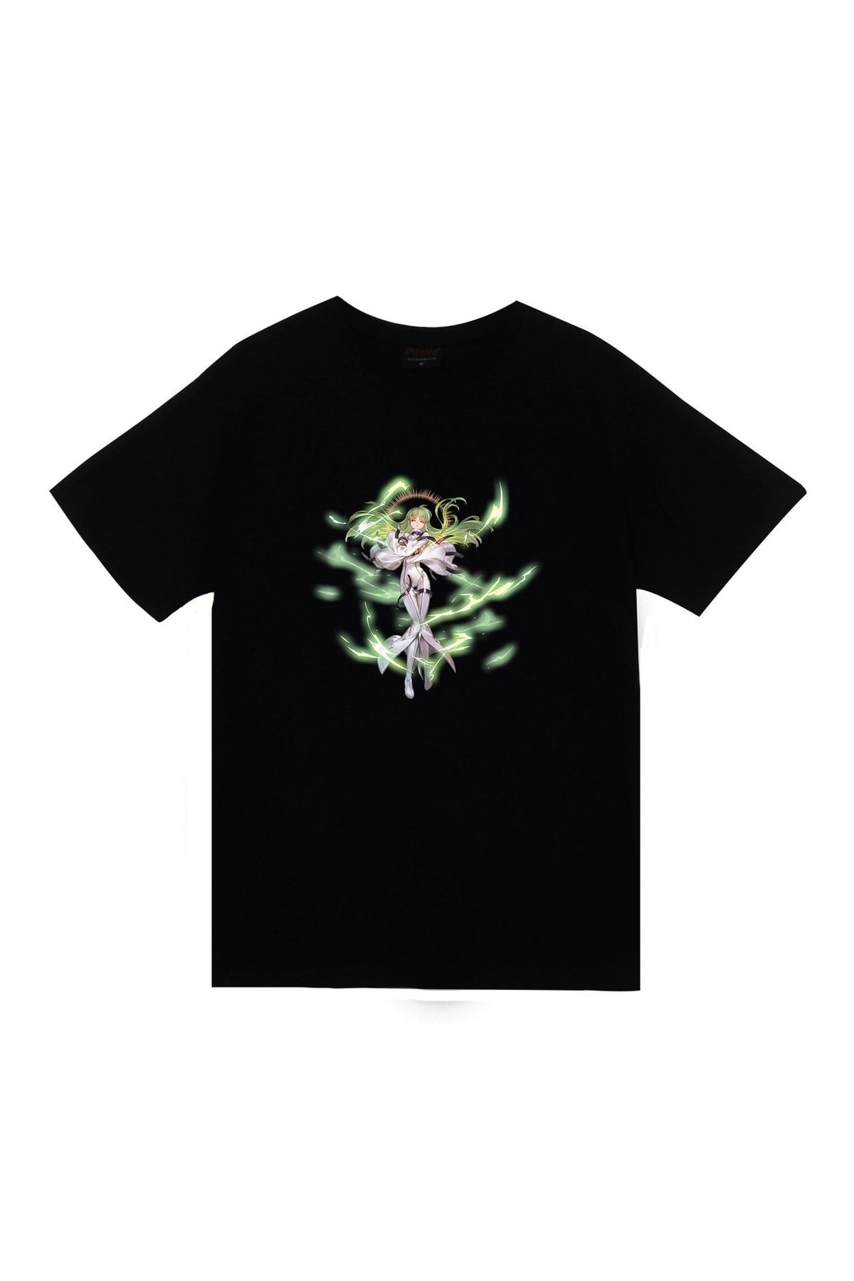 Code Geass Anime Baskılı Unisex %100 Pamuk Siyah T-shirt