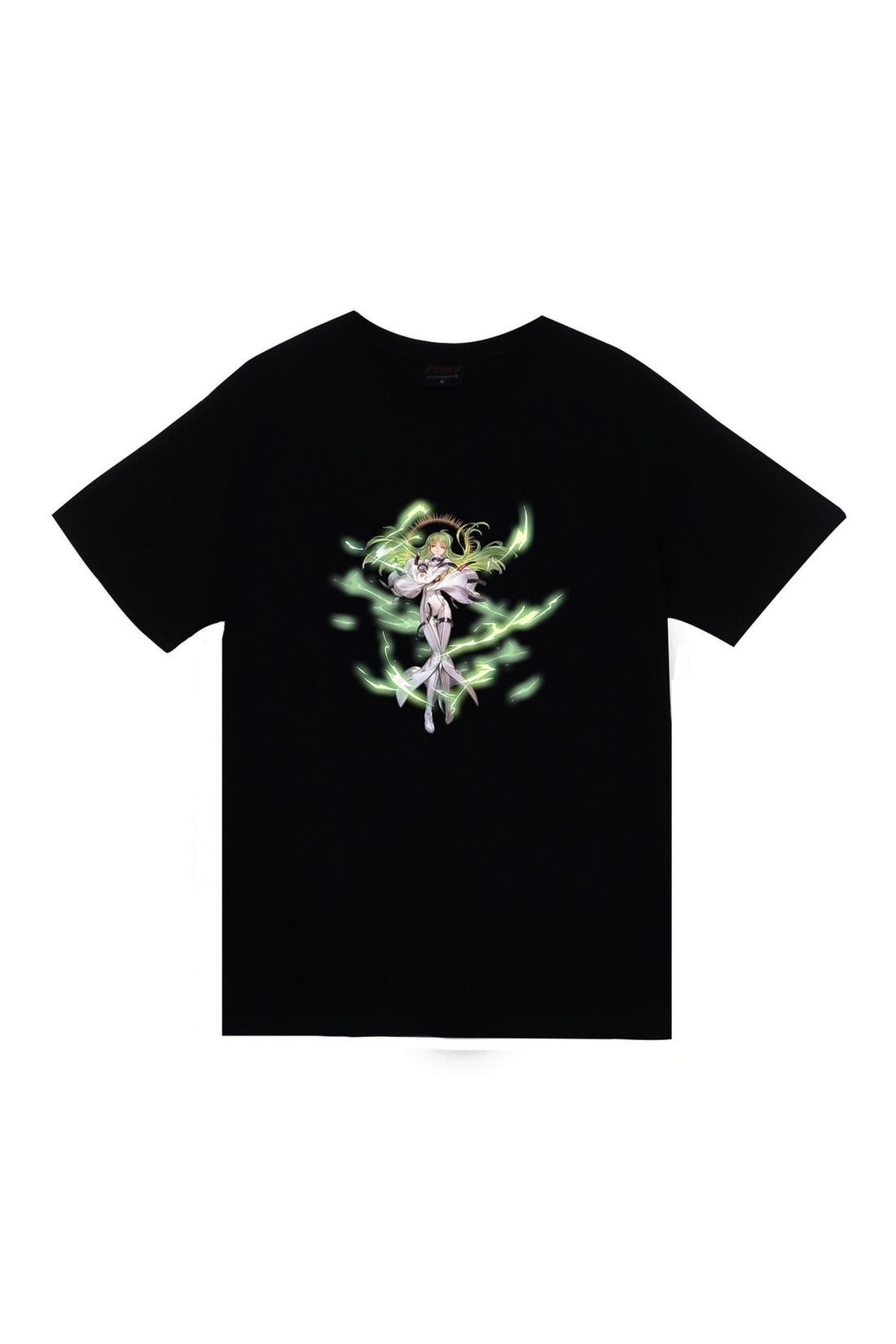 Code Geass Anime karakter baskılı siyah tişört