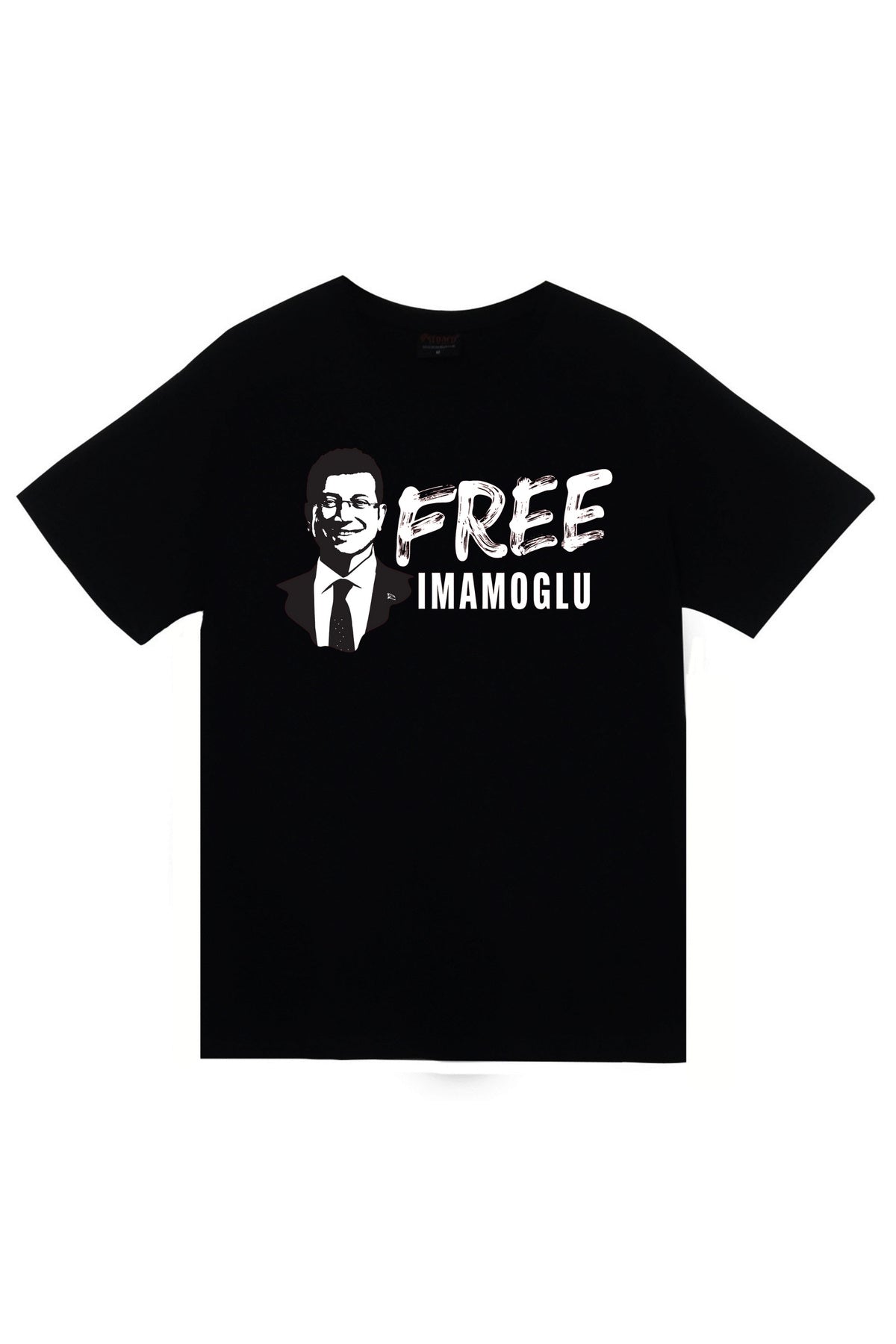 Free İmamoglu Ekrem İmamoğlu Baskılı Unisex %100 Pamuk T-shirt