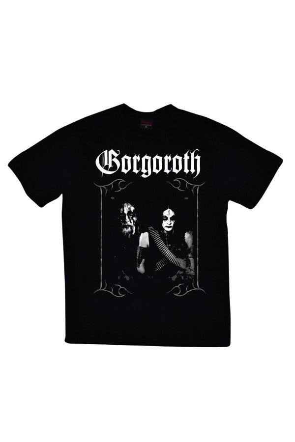 Gorgoroth baskılı siyah tişört