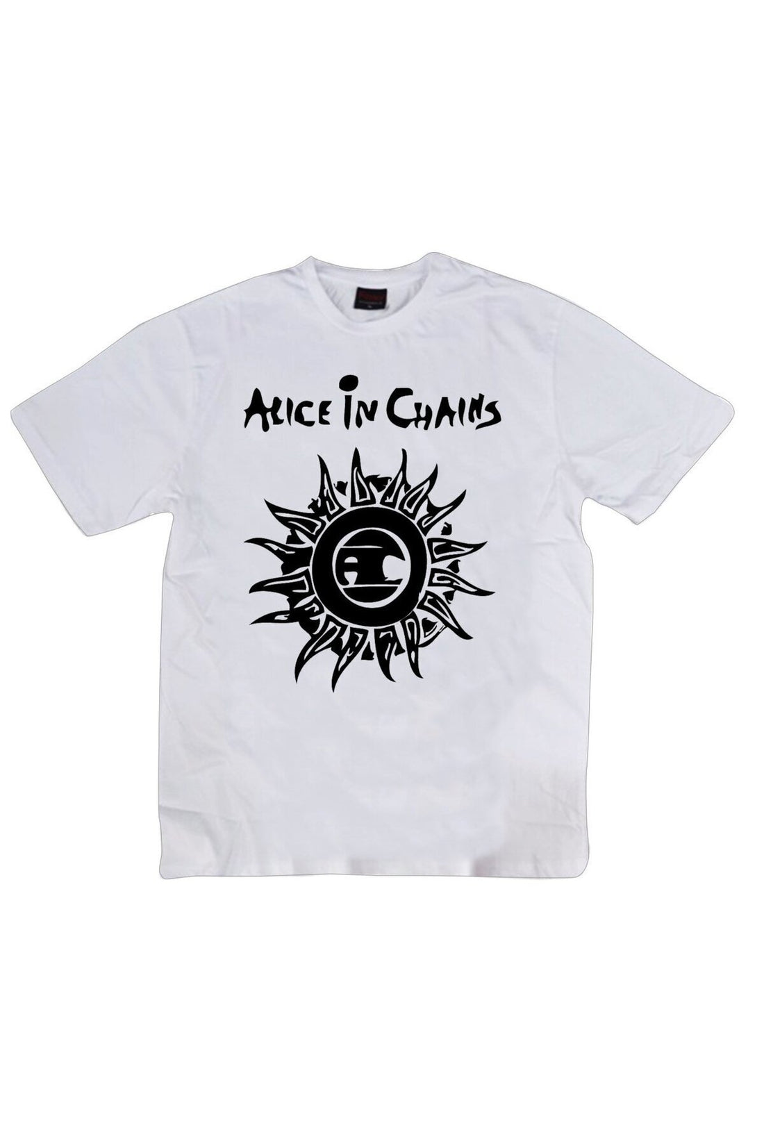 Alice In Chains baskılı beyaz tişört