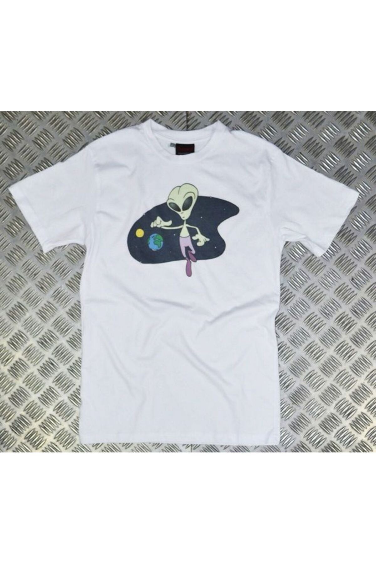 Alıen Baskılı T-shirt