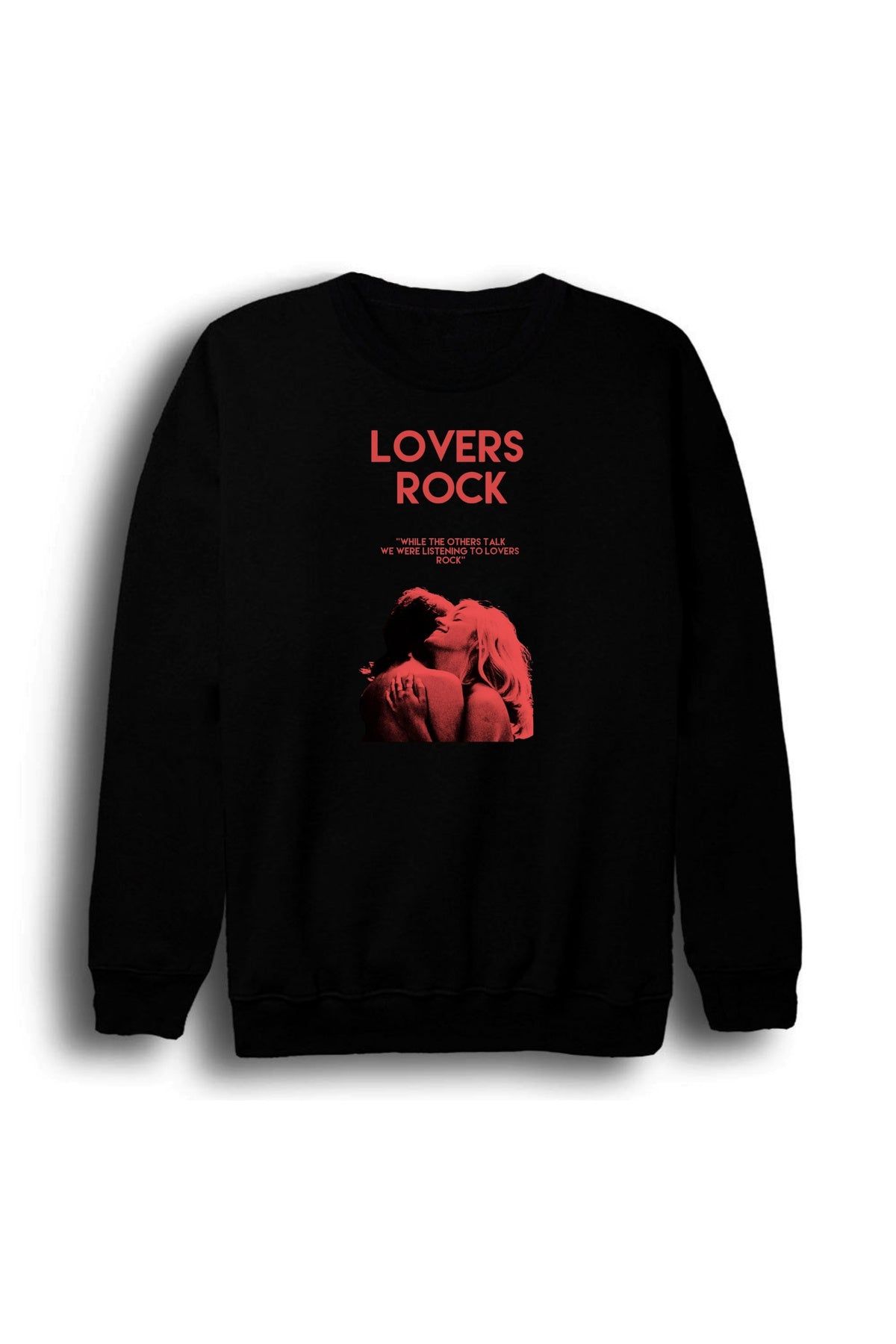 TV Girl - İndie - Pop - Lovers Rock Baskılı Unisex %100 Pamuk Siyah Bisiklet Yaka Sweatshirt