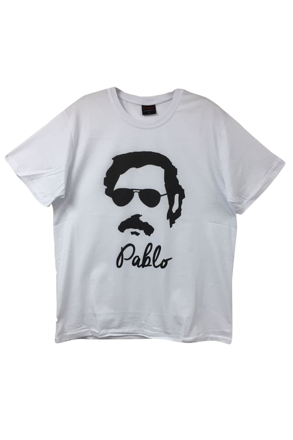 Baskılı Unisex %100 Pamuk Beyaz T-shirt