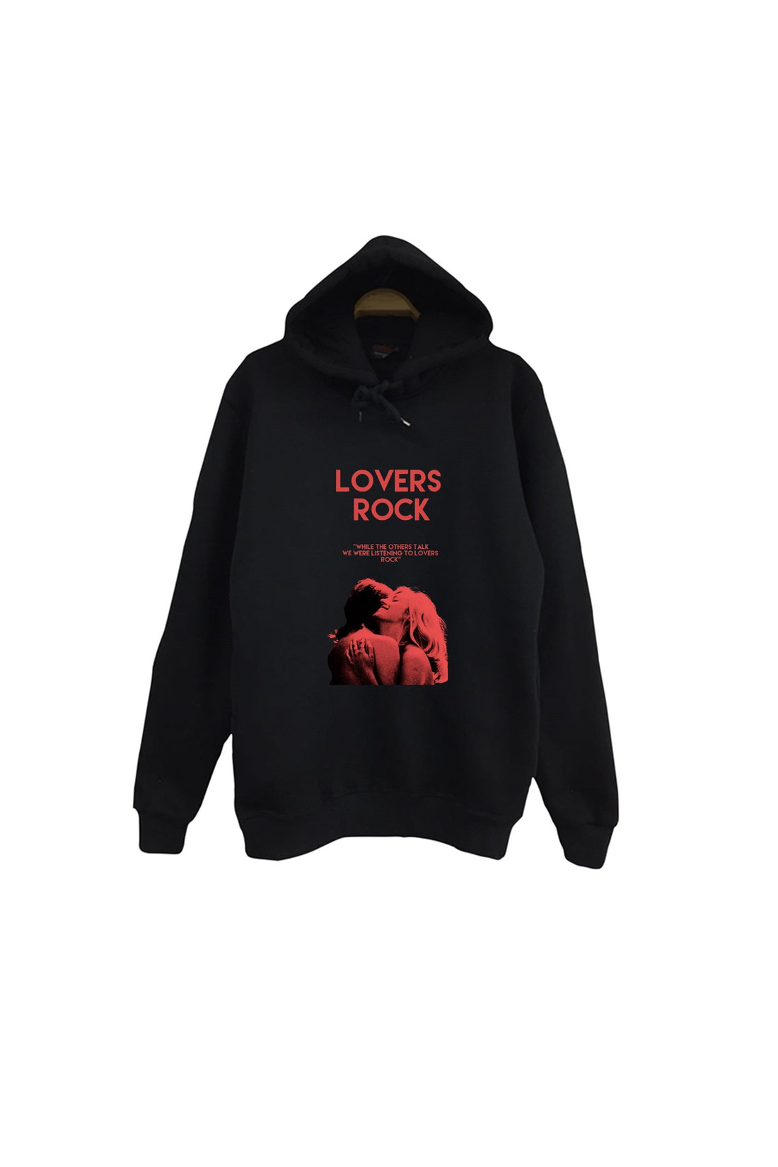 TV Girl - İndie - Pop - Lovers Rock baskılı siyah kapüşonlu sweatshirt