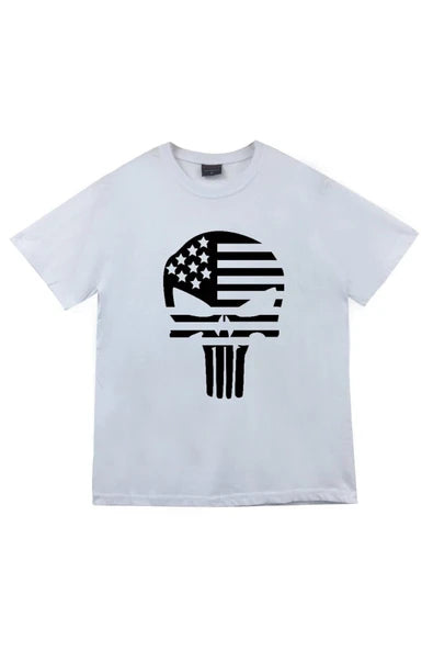 fame-stoned Kuru Kafa Baskılı Unisex %100 Pamuk T-shirt