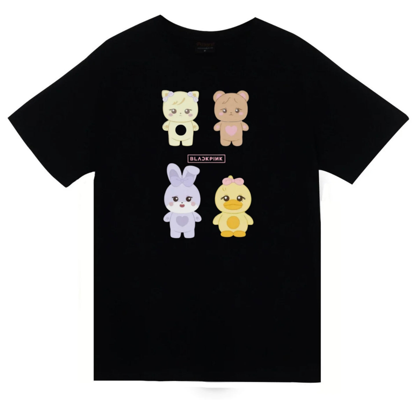 Blackpink - Lisa - Jennie - Jisoo -Rose - Deadline Baskılı Unisex %100 Pamuk Siyah T-shirt