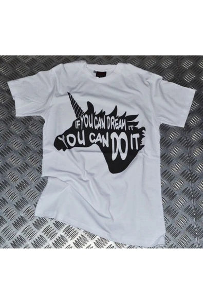 fame-stoned Unıcorn Baskılı T-shirt