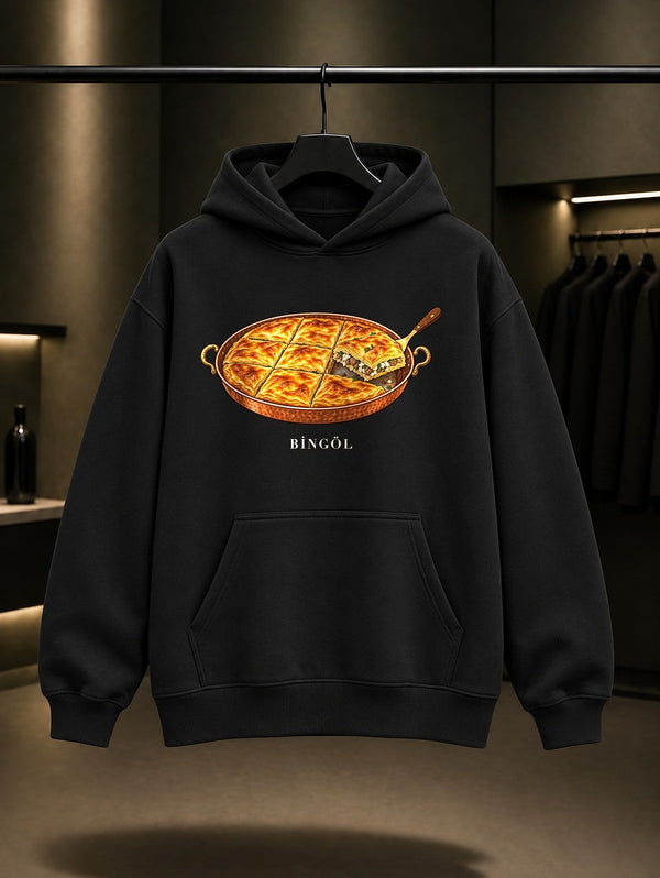 Bingöl Lol Kapüşonlu Sweatshirt – Siyah