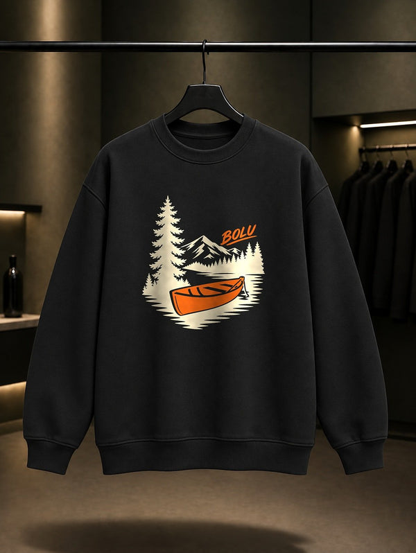 Bolu Abant Gölü Sweatshirt – Siyah