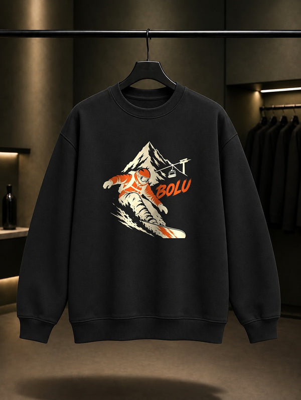 Bolu Kartalkaya Sweatshirt – Siyah