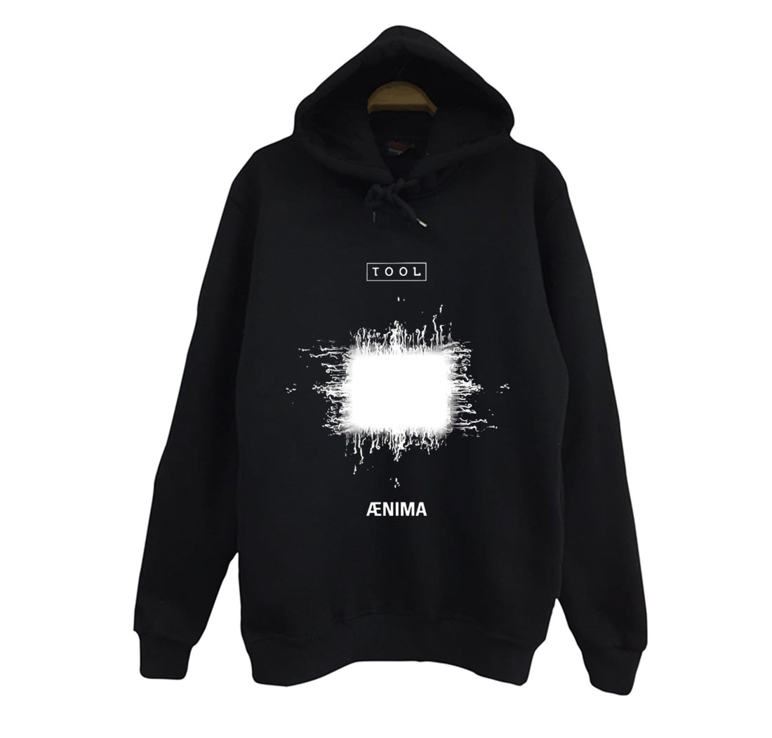 Tool Müzik Grubu - Aenima baskılı siyah kapüşonlu sweatshirt