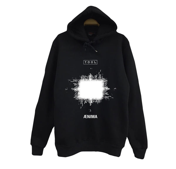 Tool Müzik Grubu - Aenima baskılı siyah kapüşonlu sweatshirt