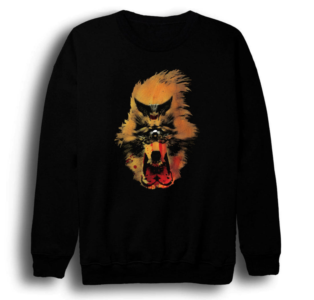 Buck Tick - Darker Than Darkness Albüm baskılı siyah sweatshirt