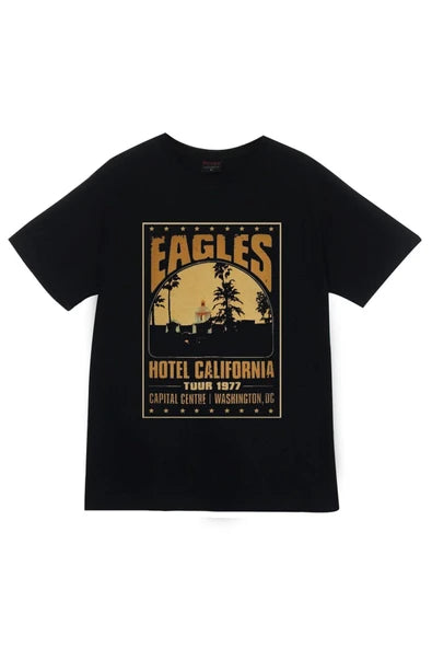fame-stoned The Eagles Baskılı T-shirt