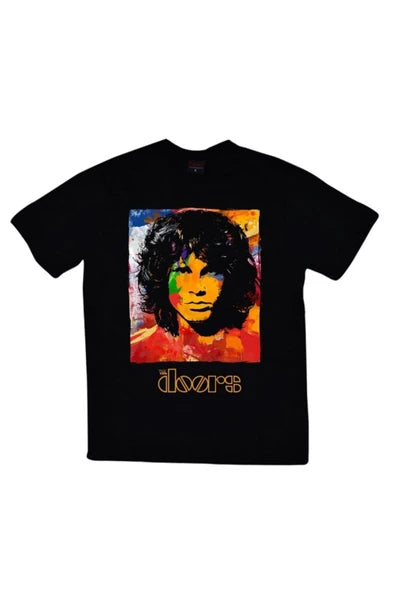 fame-stoned Unisex Siyah The Doors T-Shirt
