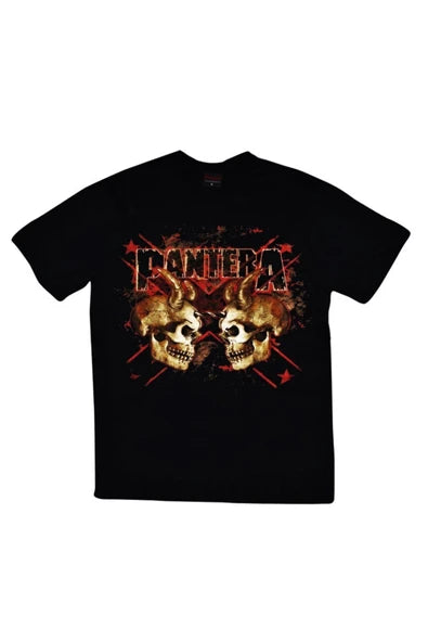 fame-stoned Pantera Baskılı T-shirt