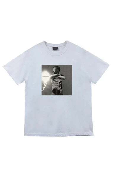fame-stoned Bryan Adams Baskılı T-shirt