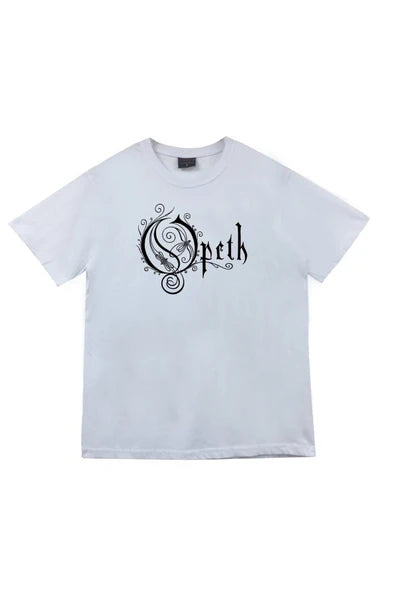 fame-stoned Opeth Baskılı T-shirt