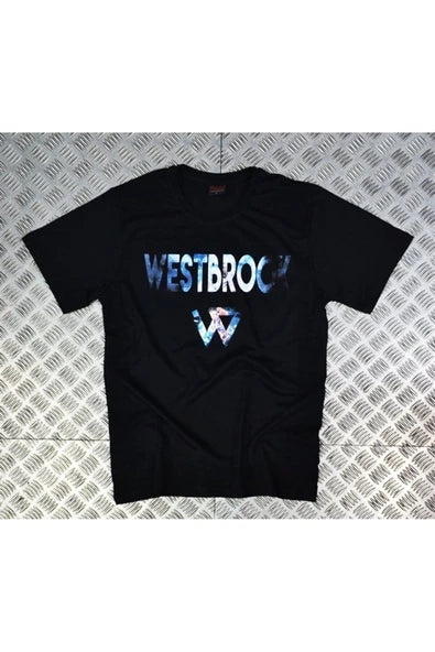 fame-stoned Unisex Siyah Oklahoma - Russell Westbrook Baskılı T-Shirt