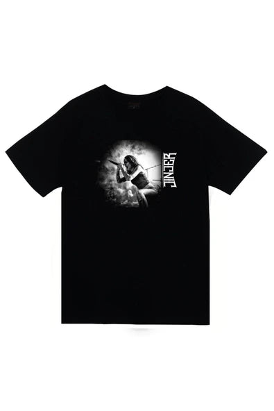 fame-stoned Jinjer Baskılı Unisex %100 Pamuk Siyah T-shirt