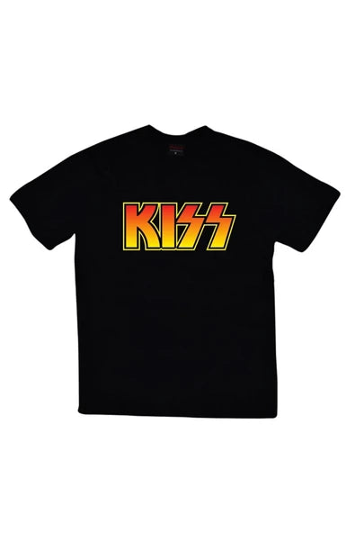 fame-stoned Kiss Baskılı T-shirt