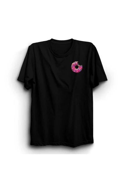 fame-stoned Donut Baskılı Unisex T-Shirt
