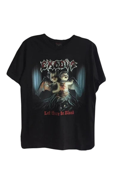 fame-stoned Exodus Baskılı T-shirt