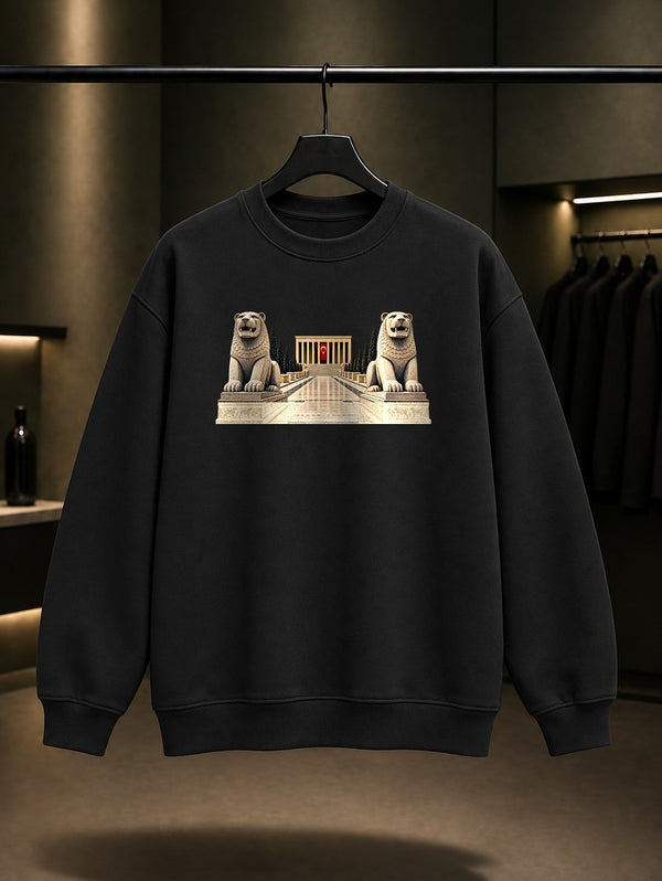 Ankara Aslanlı Yol Sweatshirt – Siyah