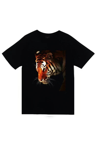fame-stoned Unisex Kaplan Baskılı T-shirt