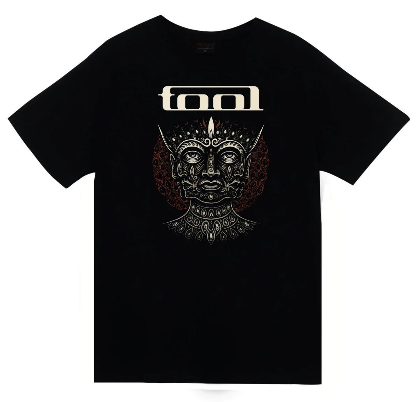 Tool Müzik Grubu - Fear Inoculum Baskılı Unisex %100 Pamuk Siyah T-shirt