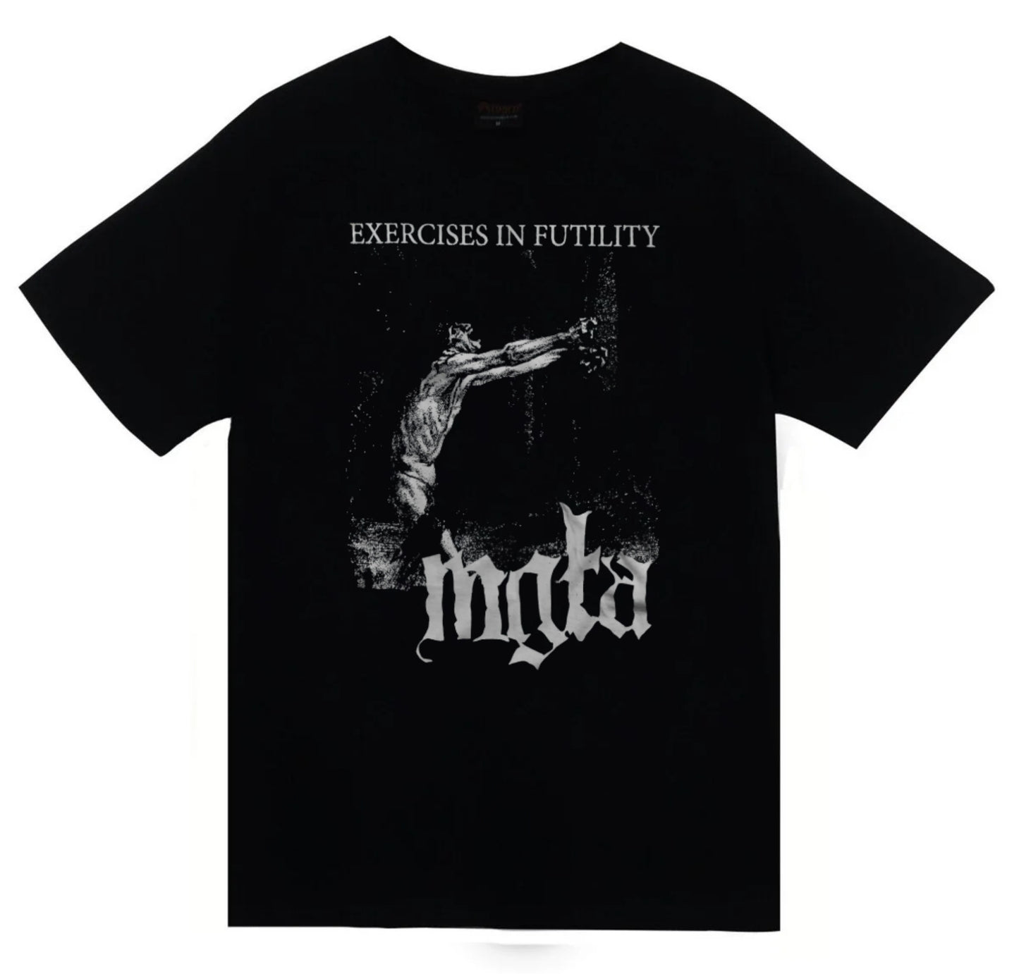 Mgła - Black Metal - Exercises in Futility Baskılı Unisex %100 Pamuk Siyah T-shirt