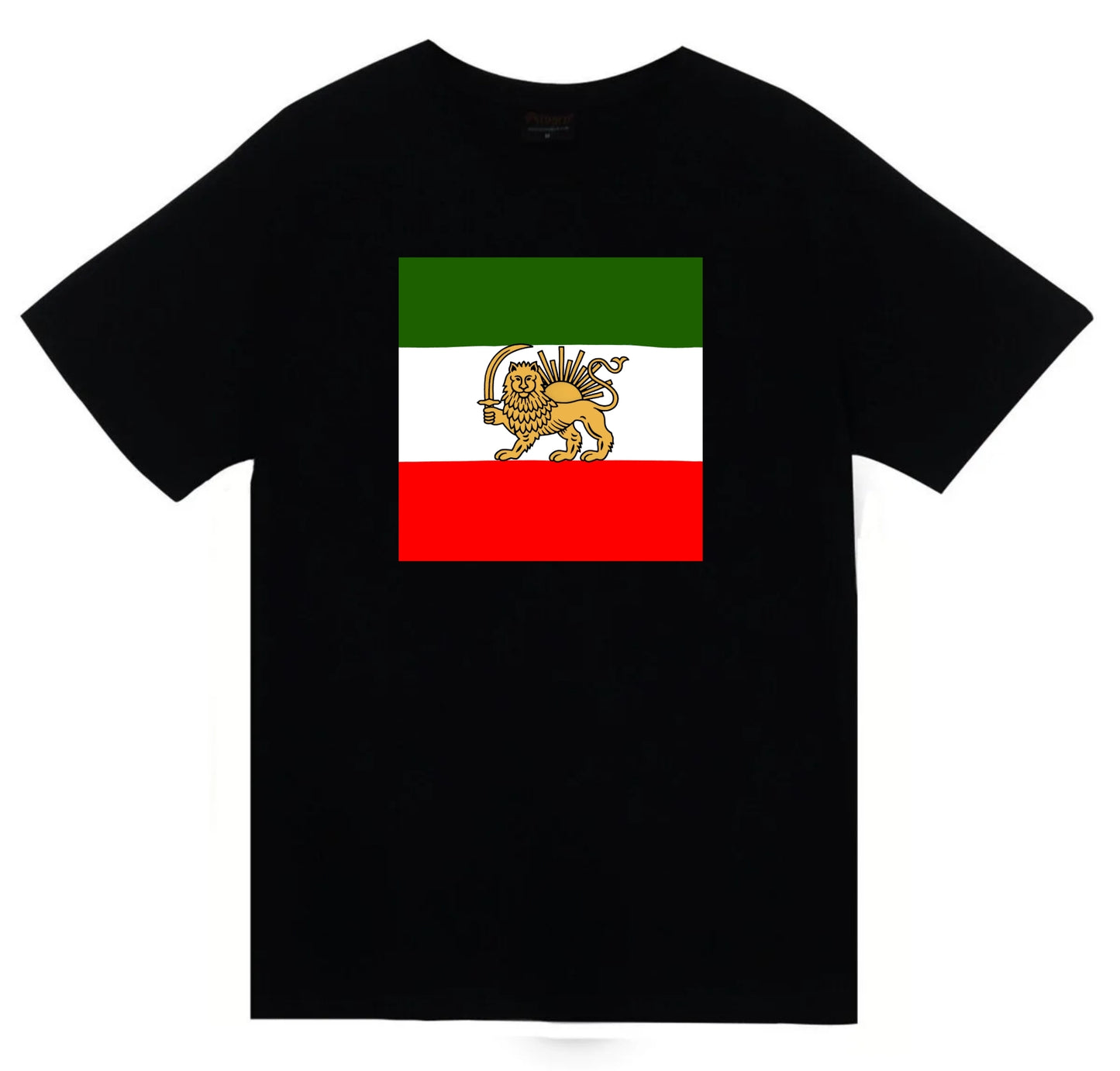 İran - Tarih - Devrim - Direniş - Şehzade Bayrağı - Pers Baskılı Unisex %100 Pamuk T-shirt