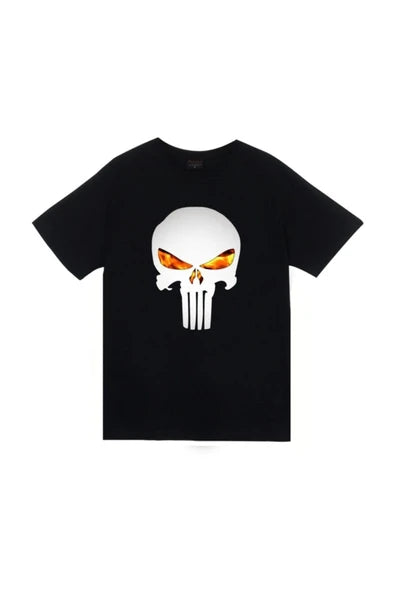 fame-stoned Kuru Kafa Baskılı Unisex %100 Pamuk T-shirt