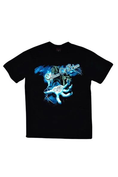 fame-stoned Children Of Bodom Baskılı Unisex %100 Pamuk Siyah T-shirt
