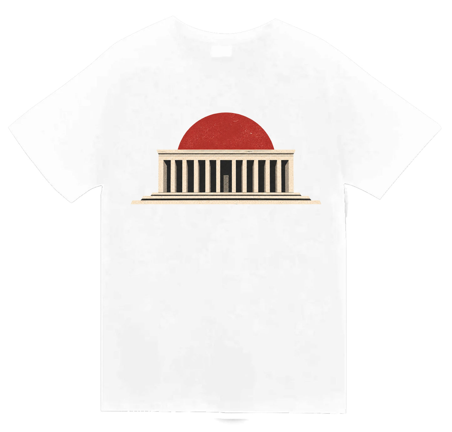 Ankara Anıtkabir Minimal baskılı beyaz t-shirt