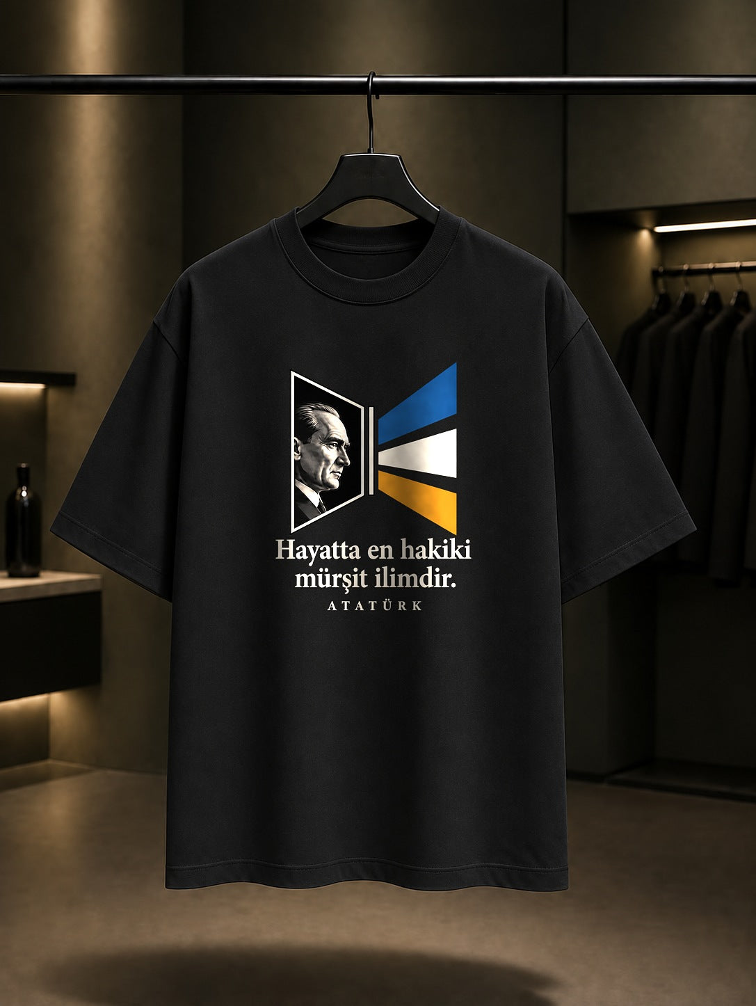 Science Prism Baskılı Unisex %100 Pamuk Tişört