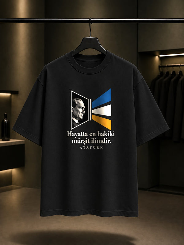 Science Prism Baskılı Unisex %100 Pamuk Tişört