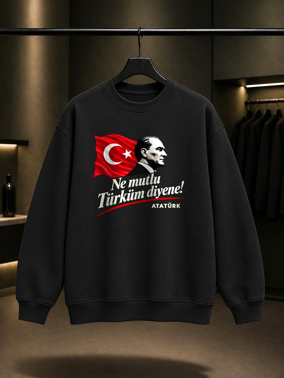 Turkum Voice Baskılı Unisex %100 Pamuk Sweatshirt