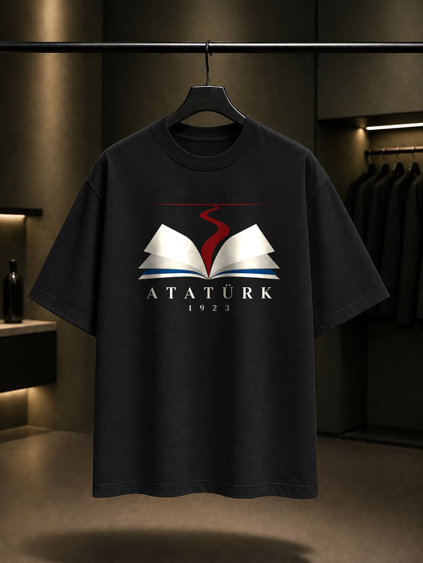 Page To Future Baskılı Unisex %100 Pamuk Tişört