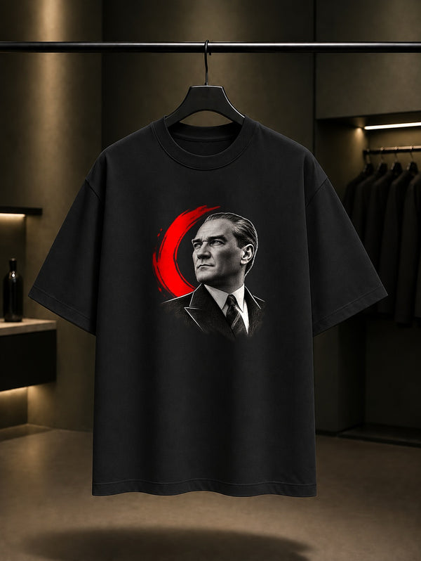 Ink Pause Baskılı Unisex %100 Pamuk Tişört