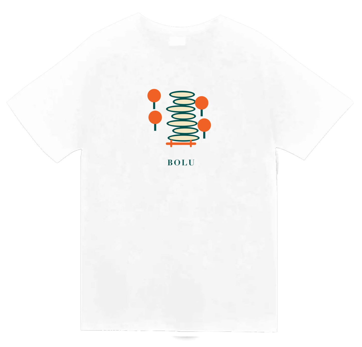 Bolu Yedigöller baskılı beyaz t-shirt