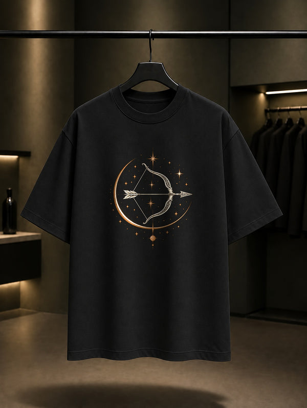 Yay Burcu — Yıldız Tozu Baskılı Unisex %100 Pamuk Tişört